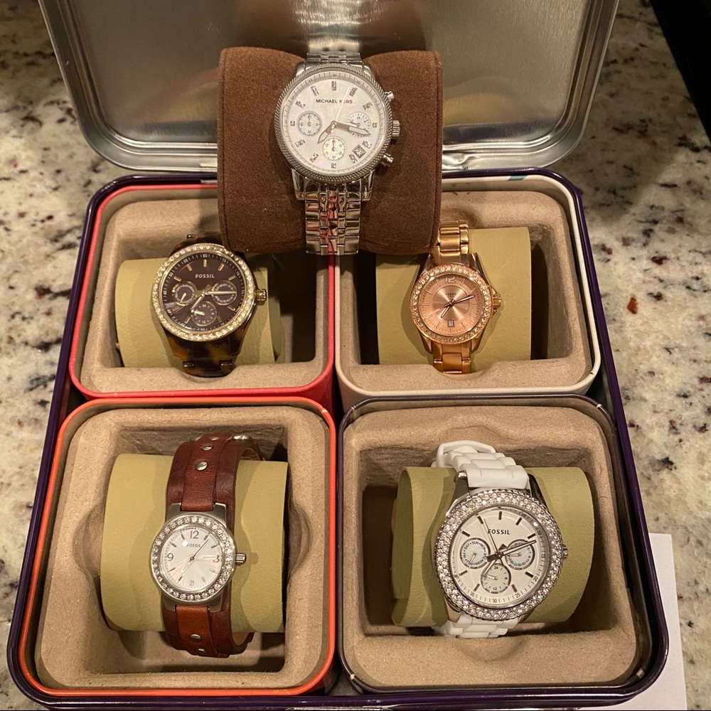 Michael Kors and Fossil Watch Bundle!